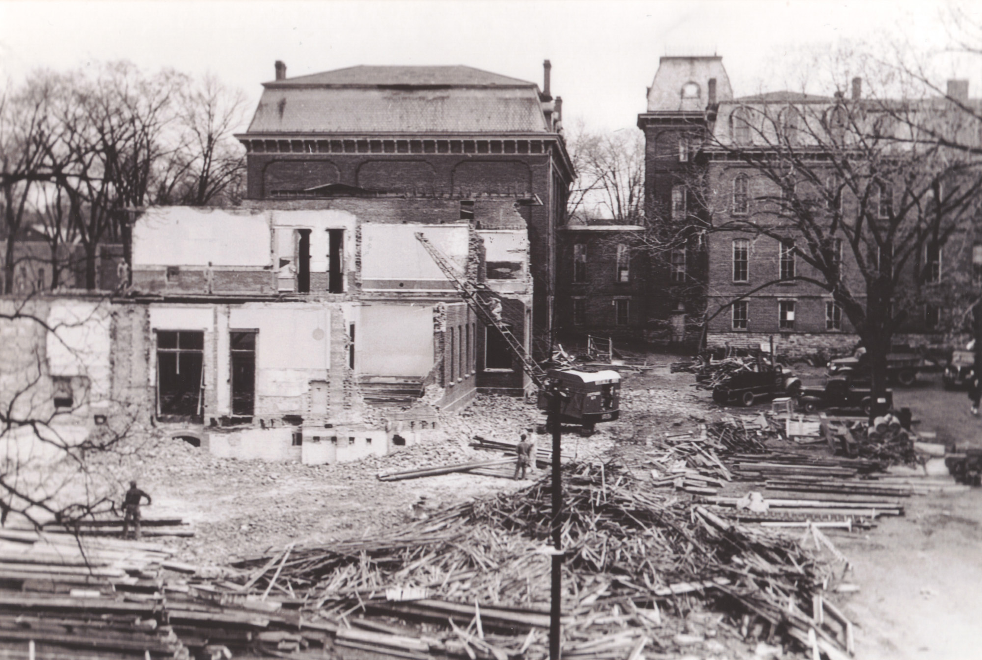 Old Main Razed