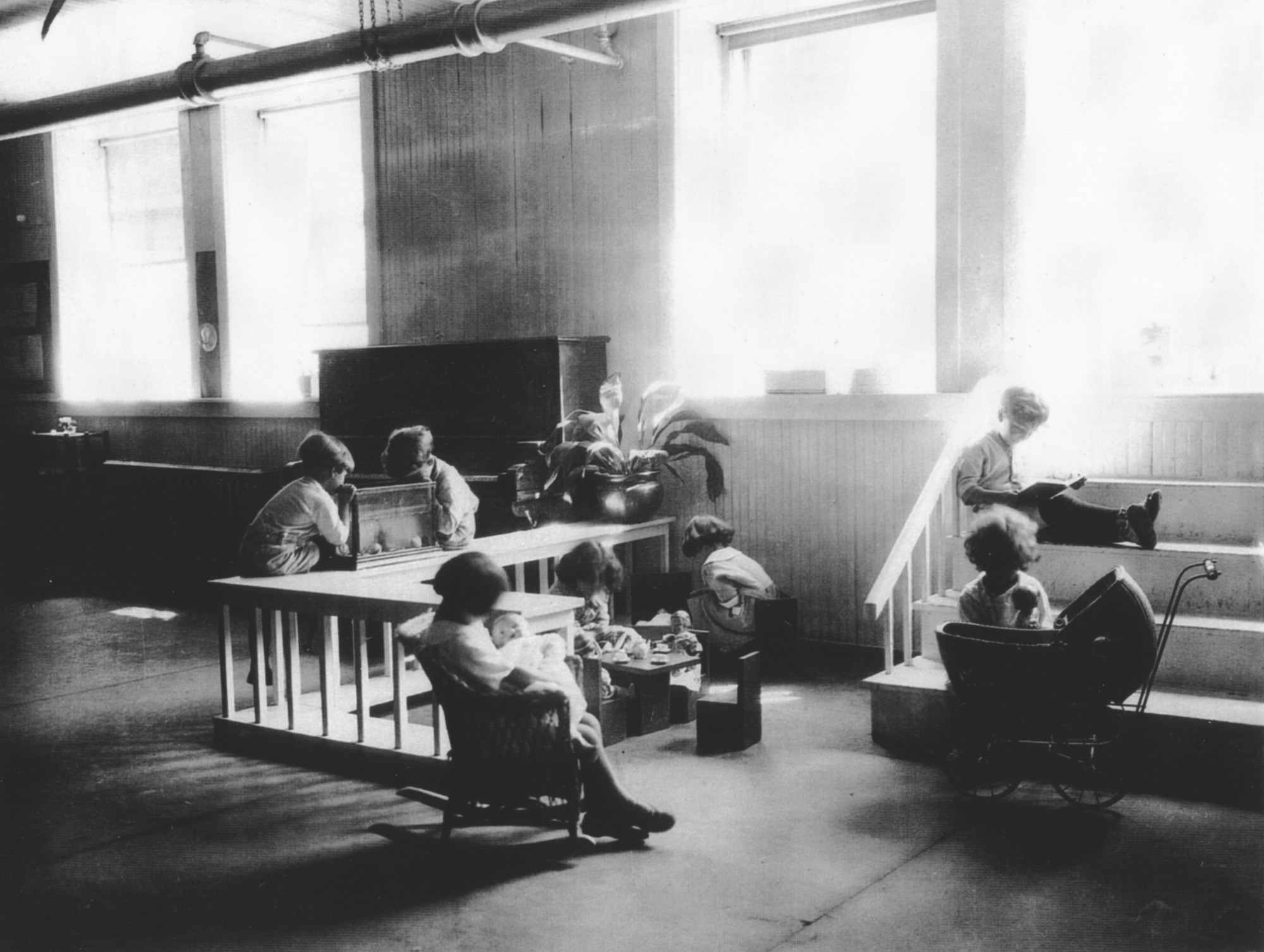 kindergarten class in Old Main
