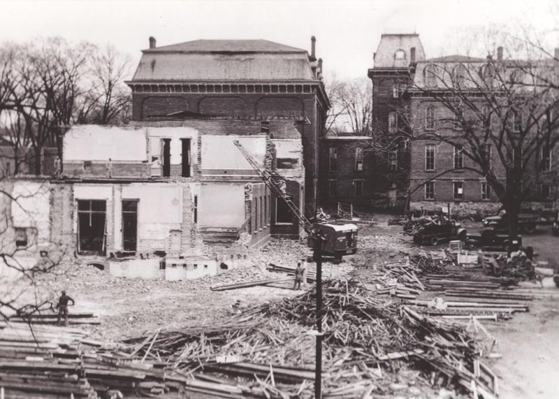 Old Main razed