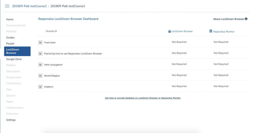 TechTipThursday Requiring Respondus LockDown Browser Ed Tech Chat