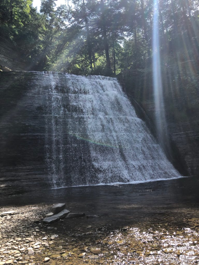 Waterfall at Stony Brook State Park, NY